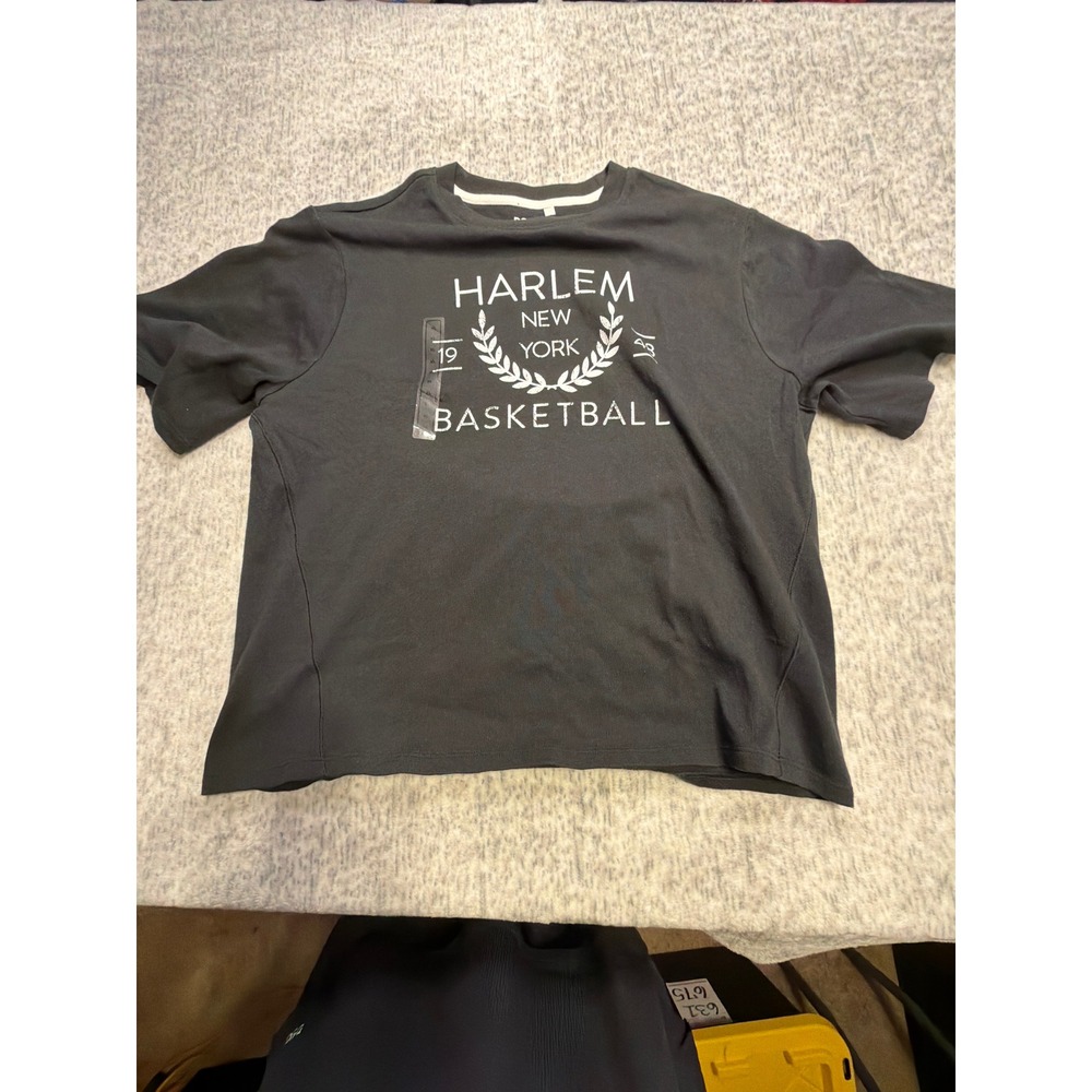 DSG Harlem New York Basketball T Shirt Kids XL Black Short Sleeve Athletic NWOT